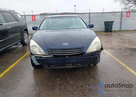 2004 Lexus Es 330 z USA, uszkodzony, nr VIN JTHBA30G740009576